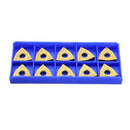 10Pcs/Set New Wnmg080404 Carbide Inserts Blades For Lathe Turning Tool Turn