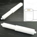 White Plastic Replacement Toilet Roll Holder Roller Insert Spindle Spring BX
