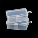 2pcs Rectangle Transparent Plastic Storage Box Small Parts Box  B â„–[
