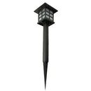 2pcs Outdoor Solar Power LED Light Path Way Landscape Garden Fence Lamp