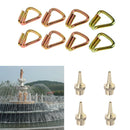 4x Brass Fountain Nozzle Sprinkler