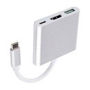 New Type-C To VGA PD USB C Hub Adapter Dock For Type-c