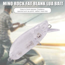 1pc Plastic Unpainted Fishing Lures 7g Wobblers Assembly Blank Hard Baits