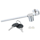Sliding Window Glass Cabinet Lock Hasps Latch with Key for Mobile Showcase A