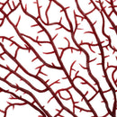 9" Height Red Plastic Coral Decoration for Aquarium Fish Tank V6A9