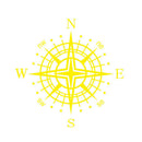 30x30cm NSWE Compass Car Stickers PVC Vinyl Decals Styling GraphicsÃ‚Â Decoration