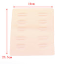 Skin Permanent Makeup Tattoo Lip Practice Skin Microblading Training Tool Set JR