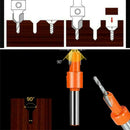 6PCS Tapered Drill Countersink Drill Bit Set Screw Tool Woodworking Chamfer H1W0