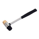 Fret Hammer 7/8" diameter head -UHMW&Brass head-Guitar luthier hammer Black