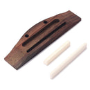Ukulele Rosewood Bridge, Bone Saddle Nut and Nut, Fretboard Points for Guitar