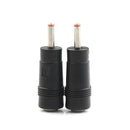 2pcs DC Power Plug Connector Socket Adapter 5.5*2.1 Female to 3.5*1.35mm MaleLJ