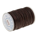 Flat Waxed Cord Sewing String Thread for Hand Leather Craft 1.2mm 70 Meters