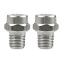 2x NPT 1/8 Inch Pressure Washer Garden Hose Nozzle Connect Quick Coupler-030