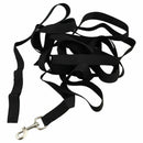 6m Long Dog Pet Puppy Rope Training Lead Leash Obedience Recall Chain black