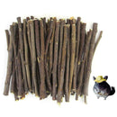 50g Natural Wood Chew Sticks Twigs Pets Rabbit Hamster Guinea Pig Toys B0X1