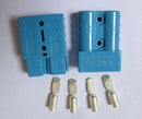 10PC Blue Battery Quick Connector Kit 50A 6AWG Plug Connect Disconnect Winch