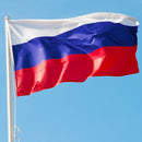 Indoor Russian Federal Republic Polyester Russia Flag Country Banner 90*150cm