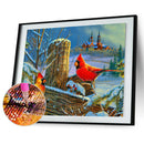 5D DIY Full Round Drill Diamond Painting Bird Cross Stitch for Gift (B1032)