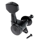 Guitar String Peg Locking Tuners Tuning Pegs Machine Heads Black 6R Inline Keys