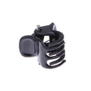 100pcs/Bag Black Hair Clips Clipper Clamp For Women Ladies Plastic 6 Claws