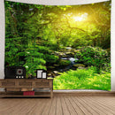 Nature Print Tapestry Wall Hanging Blanket Panel Throw Cover Beach Towel g