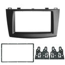Car Radio Fascia Trim Kit, 9 Inch 2 Din DVD Frame Install Kit for MAZDA 3 2