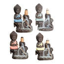 20Pc Incense Cones + Red Burner Creative Home Decor The Little Monk Small B Y8M6
