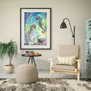 5D DIY Full Drill Diamond Painting Sea Horse Cross Stitch Embroidery Mosaic A