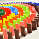 New 120pcs/Set Mix 10 colors Wooden Kids Children  Game Playing Toys