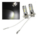 2x Car H3 5630 SMD 10 LED Headlight White Driving Fog Head Light Lamp Bulb  G4G2