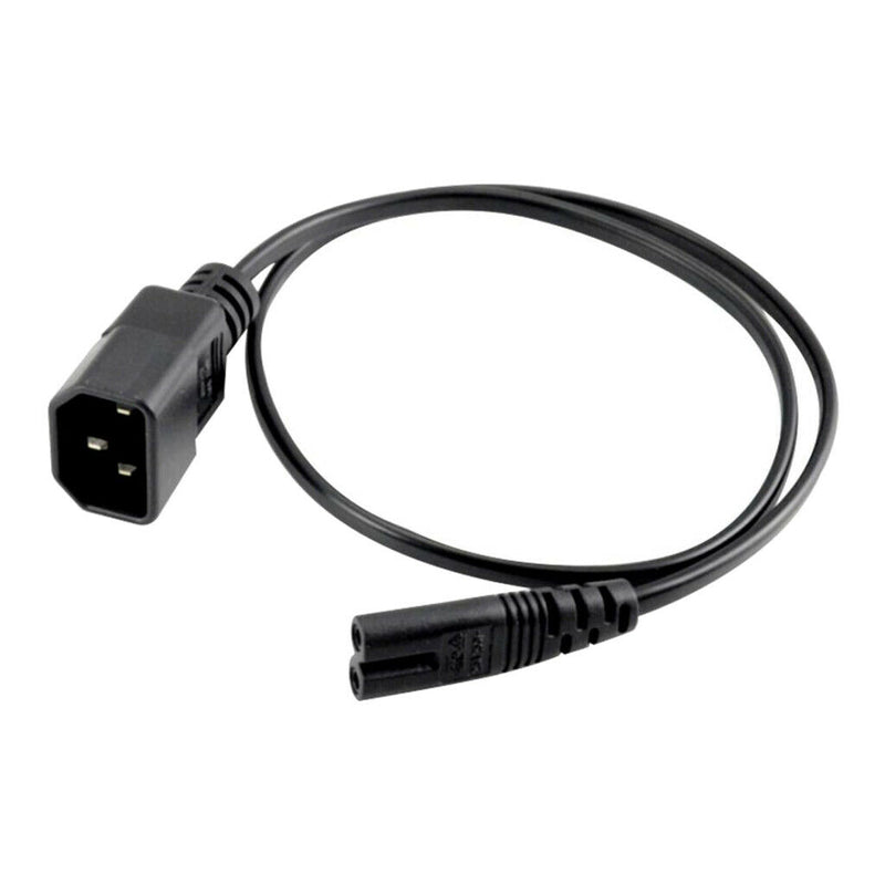 New C14 Male to C7 Female Power Cord 6.56ft Replacement UPS Server Kit