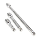 3" 5" 10" Drive Flexible Socket Extension Bar Adapter Ratchet Wrench Tool