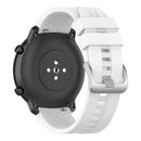 22mm Silicone Wrist Strap Band w/Buckle for Amazfit GTR 47mm (White)