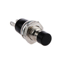 10x Pushbutton Switches Switches Release Off Black