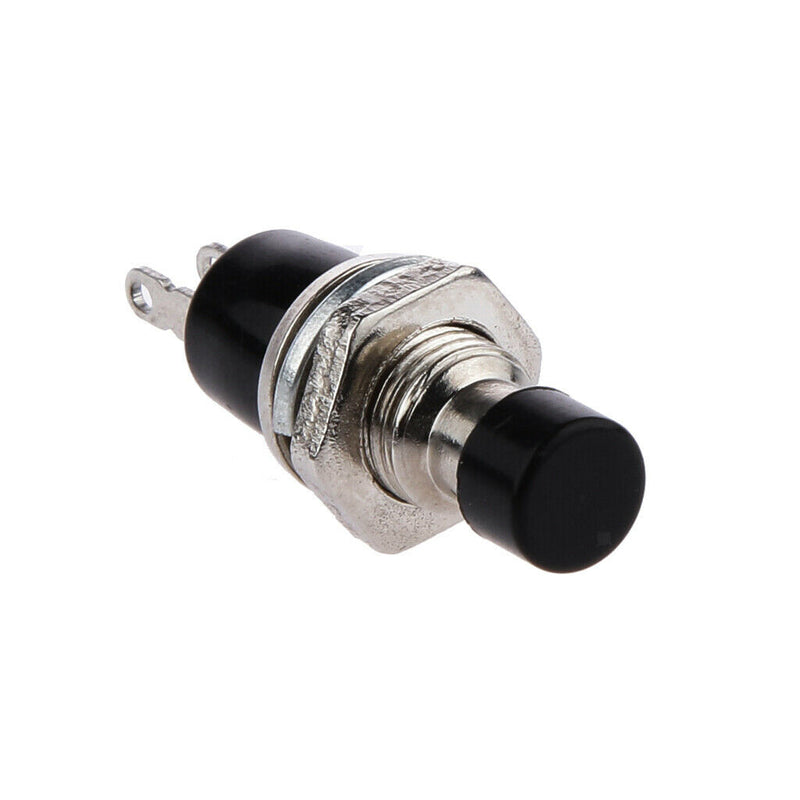 10x Pushbutton Switches Switches Release Off Black
