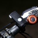 Mountain Bike Headlight USB Rechargeable Super Bright Riding Tool (Black)