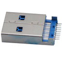 5PCS USB 3.0 A Type Male Plug Connector High-speed Data Transmission 3.0 J JR