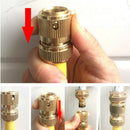 4pcs Brass Pressure Washer Garden Hose Quick Connect Set,9MM/20MM