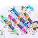 2x Colorful 20 Colors Oil Paint Pen Drawing Pen Art Painting Gift for Children