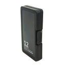 12 Slots Memory Card Case, SD Card TF Card Holder,Water-Resistant + Shockproof