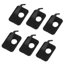 6 Pcs Hunting Archery Recurve Bow Plastic Adhesive Arrow Rest Right Hand