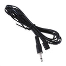 3.5 mm Jack 1.5 m IR Blaster Emitter Single Transmitter Cable Black+Receiver