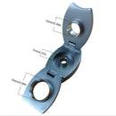 3-in-1 Stainless Steel Cigar Puncher Folding Portable Durable Cigar Cutter new