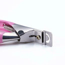 Pink Edge Nail Art Manicure Acrylic UV Gel False Tips Clipper Cutter New A