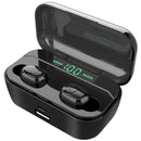 TWS-G6S Wireless Bluetooth 5.0 Earphones HiFi Headset w/Charge Box (Black) A