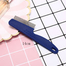 fine toothed flea flee metal nit head hair lice comb with handle for kids pet TO