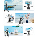 Phone Stand Holder with Bluetooth Remote Shutter Handbag for DSLR Camera Gopro