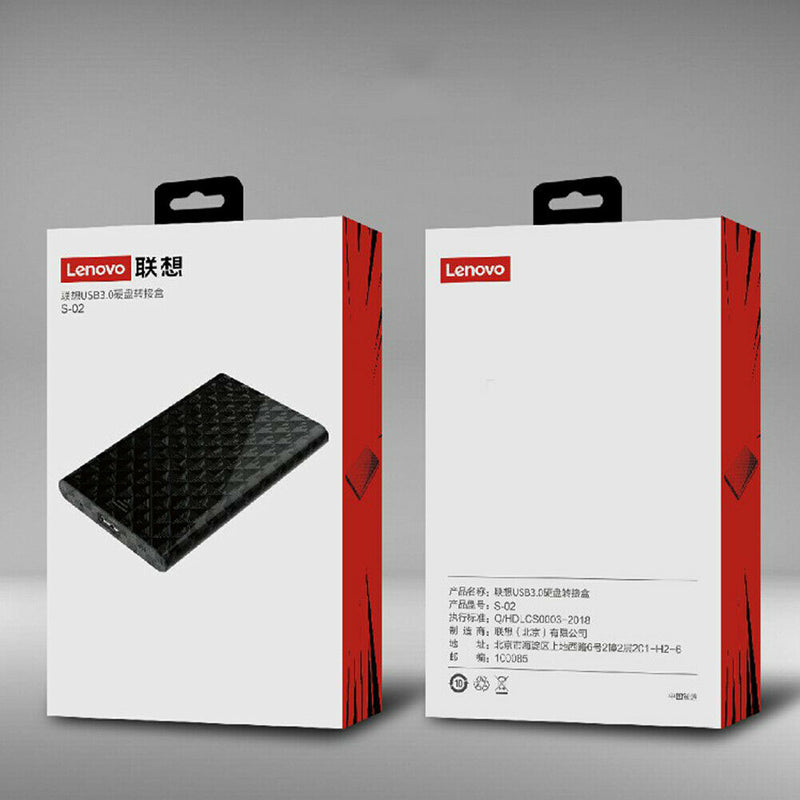 Lenovo USB3.0 SSD Adapter Box 2.5 inch SSD Solid State Hard Drive Enclosure