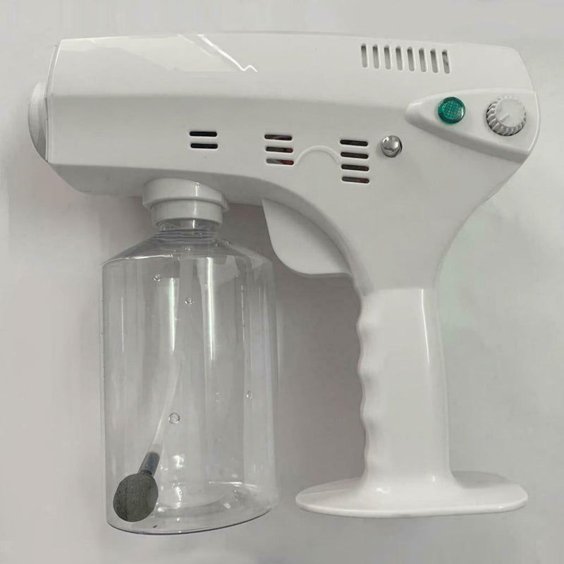 Electric Blue Light Nano Steam Spray Gun 600ml Fogging Paint Sprayer Machine