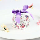 25pcs Floral Candy Box Wedding Box Wedding Favors and Gifts Event Party Sup